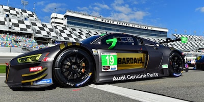 A race car on the track